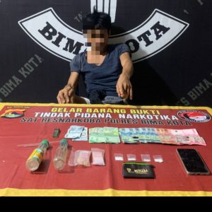 Dor! Polisi Tembak Pengedar Sabu di Sape Bima