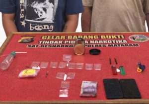 Polisi Tangkap Pengedar dan Pemasok Sabu di NTB