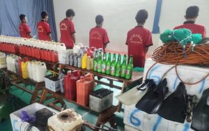 Polisi Tangkap Delapan Pelaku Bom Ikan di Bima, Dua Orang Masih di Bawah Umur