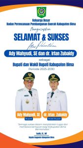 Keluarga Besar Bappeda Kabupaten Bima Mengucapkan Selamat Atas Pelantikan Bupati dan Wakil Bupati Bima