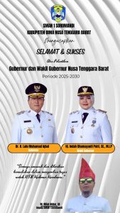 SMAN 1 Soromandi Mengucapkan Selamat Atas Pelantikan Gubernur dan Wakil Gubernur NTB Periode 2025-2030