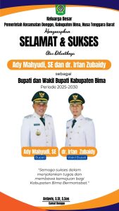 Pemerintah Kecamatan Donggo Mengucapkan Selamat Atas Pelantikan Bupati dan Wakil Bupati Kabupaten Bima Periode 2025-2030