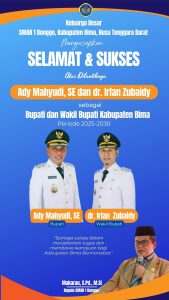 SMAN 1 Donggo Mengucapkan Selamat Atas Pelantikan Bupati dan Wakil Bupati Kabupaten Bima Periode 2025-2030