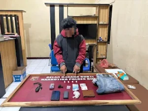 Polisi Tangkap Pria Asal Sampungu Usai Ambil Sabu di Kota Bima Lewat Jalur Laut