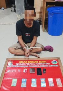 Polres Lombok Tengah Tangkap Pengedar Narkoba yang Beroperasi di Praya dan Jonggat, Sita Sabu 4,12 Gram