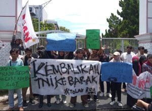 Di NTB, Pengesahan UU TNI Diprotes dan Ditolak