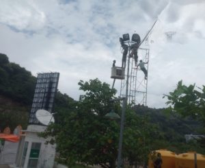 Program 100 Hari Kerja, Pemkot Bima Perbaiki Lampu Taman dan Jalan Raya