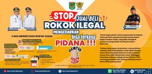 Diskominfo KLU Ajak Masyarakat Stop Jual Beli Rokok Ilegal Karena Bisa Terkena Pidana