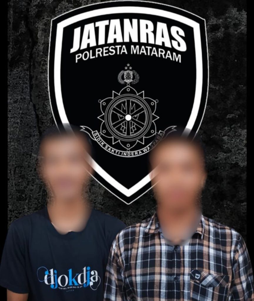 Gadaikan Ponsel Hasil Curian, Dua Pria di Mataram Ditangkap Polisi