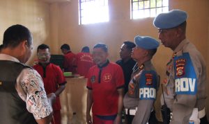 Cegah Penyalahgunaan Narkoba di Lapas, Polda NTB Lakukan Tes Urine Massal