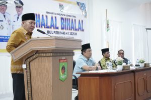 Bupati Najmul Akhyar Lepas Rombongan Kafilah KLU Menuju STQH Tingkat Provinsi di Kabupaten Sumbawa