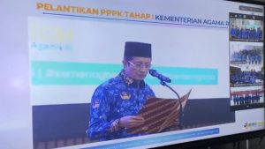 Pelantikan Nasional 71.010 PPPK Kemenag, 1.820 dari NTB Resmi Diangkat