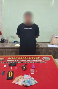 Lagi Tunggu Pembeli, Pria di Mataram Dibekuk Bawa Sabu 2,08 Gram