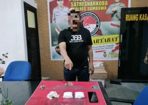 Polisi Tangkap Kurir Narkoba Antarprovinsi di Sumbawa, Amankan 198 Gram Sabu