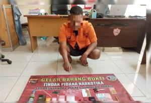 Mantan Napi Narkoba di Sumbawa Barat Kembali Diciduk, 1,66 Gram Sabu Disita