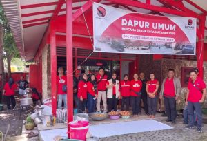 DPC PDIP Mataram Dirikan Dapur Umum, 3.000 Nasi Bungkus Dibagikan Tiap Hari
