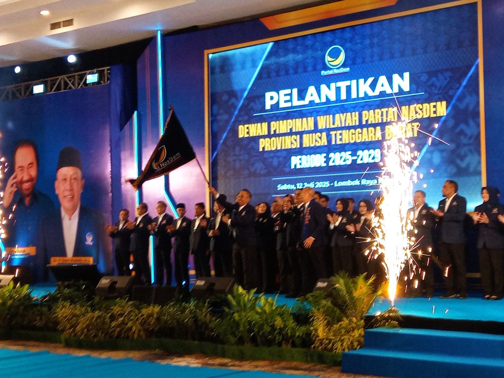 DPW NasDem NTB Dilantik, DPP Dorong Tetap Kolaborasi Meski Tak Dukung Gubernur Saat Pilgub