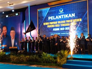 DPW NasDem NTB Dilantik, DPP Dorong Tetap Kolaborasi Meski Tak Dukung Gubernur Saat Pilgub