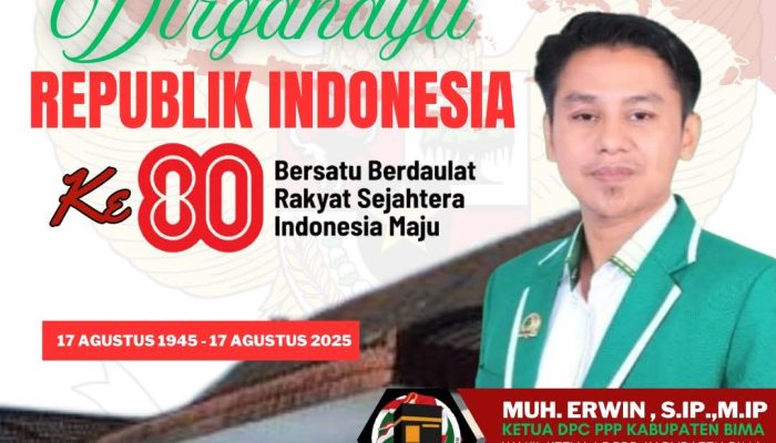 Wakil Ketua I DPRD Bima Sampaikan Selamat Hari Kemerdekaan Indonesia