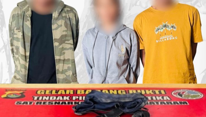 Polisi Amankan Tiga Pengedar Sabu, Termasuk Pasangan Suami-Istri, 2,13 Gram Narkoba Disita