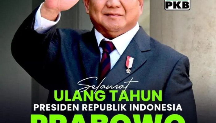Legislator PKB, Mahdalena: Selamat Ultah Presiden Prabowo