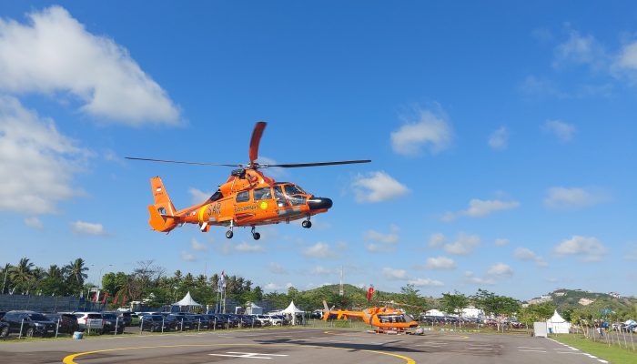 ​Jamin Keselamatan di Ajang Internasional, Basarnas Aktifkan Evakuasi Medis Udara (EMU) untuk Pembalap Kecelakaan
