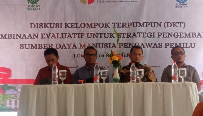 Perkuat SDM Pengawas di NTB, Bawaslu Gelar DKT Bahas Arah Regulasi Pemilu
