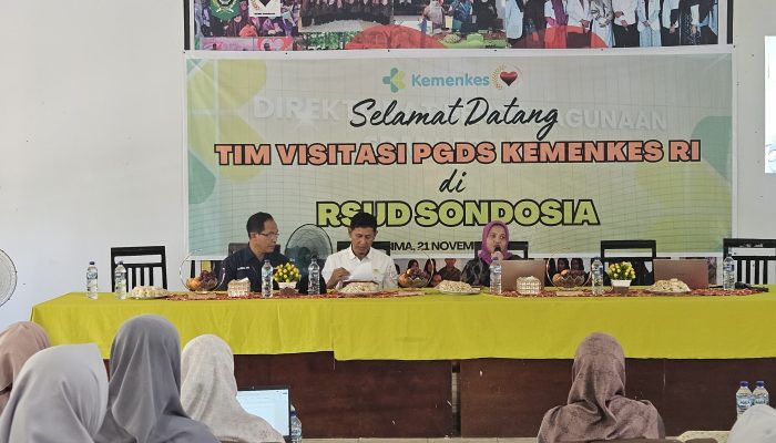 Wabup Bima Dampingi Visitasi Tim Kemenkes di RSUD Sondosia