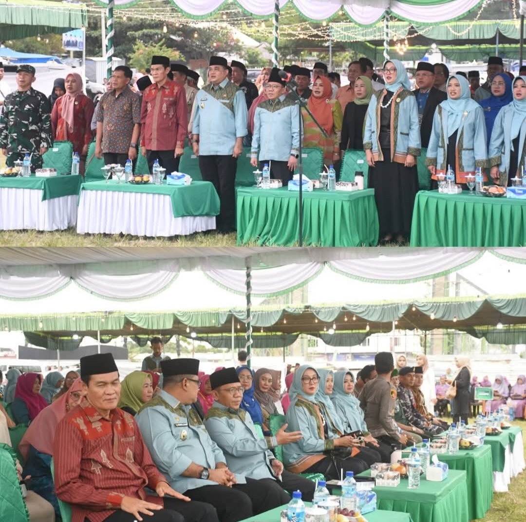 Pembukaan acara dihadiri seluruh jajaran penting, termasuk Bupati KLU H Najmul Akhyar, Wakil Bupati Kusmalahadi Syamsuri, Ketua Lasqi Nusantara Jaya NTB Sinta Agathia Iqbal, serta perwakilan tujuh kabupaten/kota peserta.