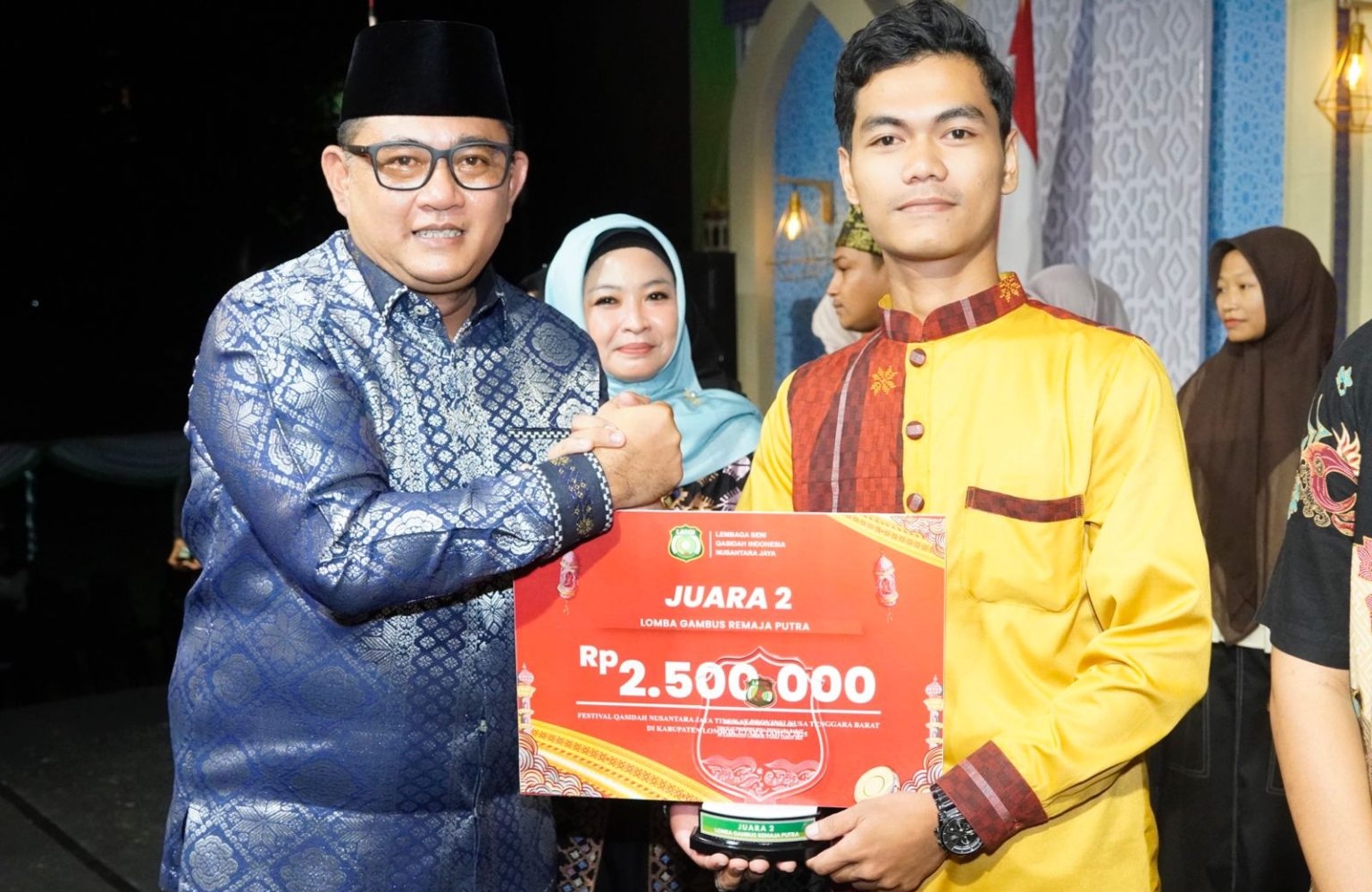 Wakil Bupati Kusmalahadi Syamsuri menyampaikan terima kasih kepada seluruh panitia dan peserta atas kelancaran acara