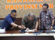 Pemkab Bima dan BPN Teken MoU Antisipasi Pelanggaran Tata Ruang