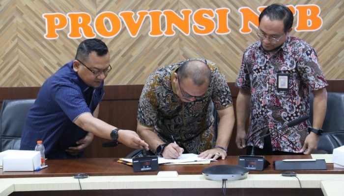 Pemkab Bima dan BPN Teken MoU Antisipasi Pelanggaran Tata Ruang