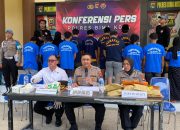 Operasi Antik Rinjani 2025, Polres Bima Kota Sikat 12 Pengedar dan Amankan Setengah Kilogram Sabu
