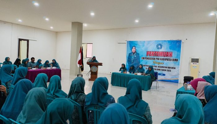 TP PKK Kabupaten Bima Gelar Pertemuan Rutin, Bahas Evaluasi dan Program Kerja 2026