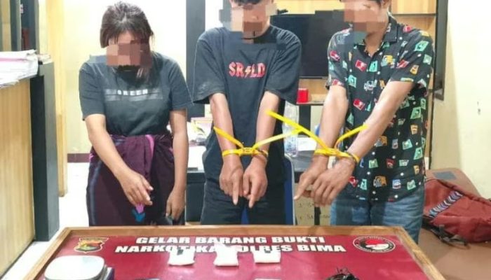 Polisi Bongkar Jaringan Pengedar Narkoba di Bima, Sita 275 Gram Sabu