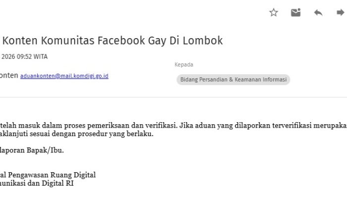 Dinilai Meresahkan, Pemprov NTB Ajukan Take Down Grup Facebook ke Komdigi