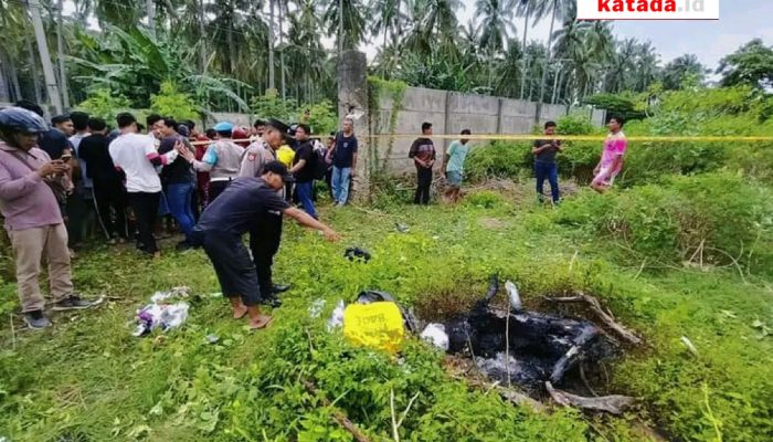 Tragis! Penemuan Mayat Terbakar di Pinggir Jalan Sekotong, Polisi Temukan Benda Mencurigakan Ini