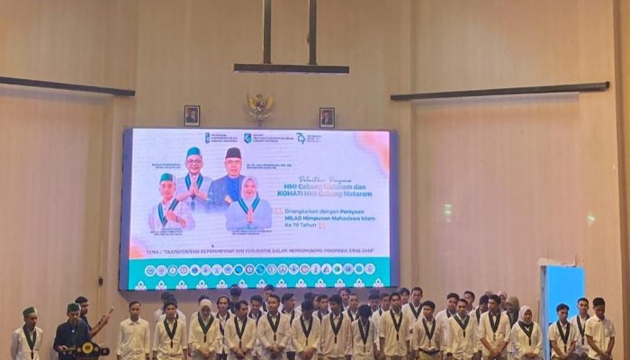 Nahkodai HMI Mataram, Ahmad Nasri Usung Kepemimpinan Futuristik 