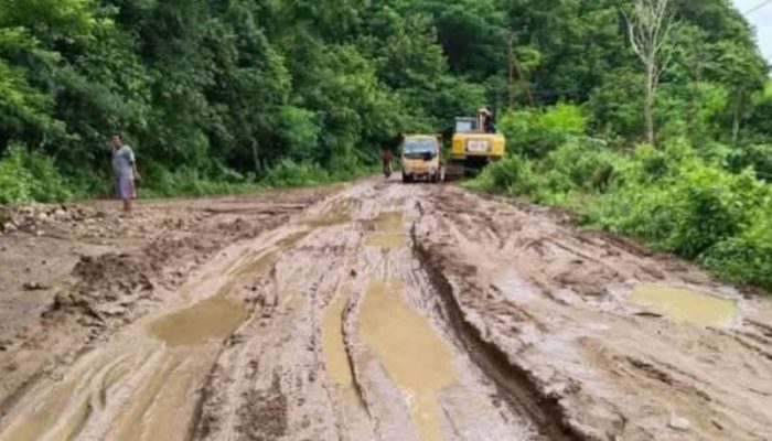 Bupati Jarot Desak Gubernur NTB Percepat Perbaikan Jalan Lenangguar–Lunyuk