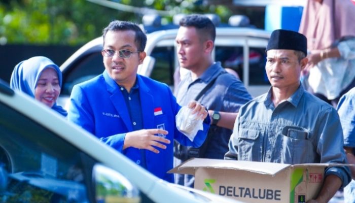 Tak Ingin Berjarak Dengan Rakyat, DPD PAN Bima Gelar Aksi Sosial di Bulan Ramadhan