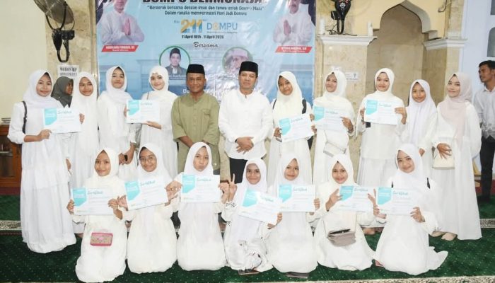 Gelar “Dompu Bermunajat” di Masjid Baiturrahman, ini Pesan Bambang Firdaus