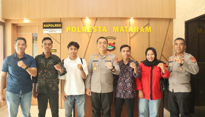 EW LMND NTB Silaturahmi dengan Kapolres Mataram, Bahas Sinergi Jaga Kamtibmas