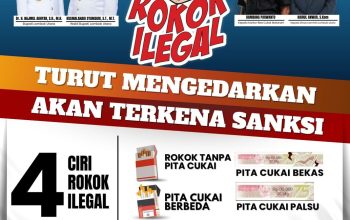 Turut Mengedarkan Rokok Ilegal Bisa Kena Sanski, Diskominfo KLU Ajak Masyarakat Laporkan Peredarannya