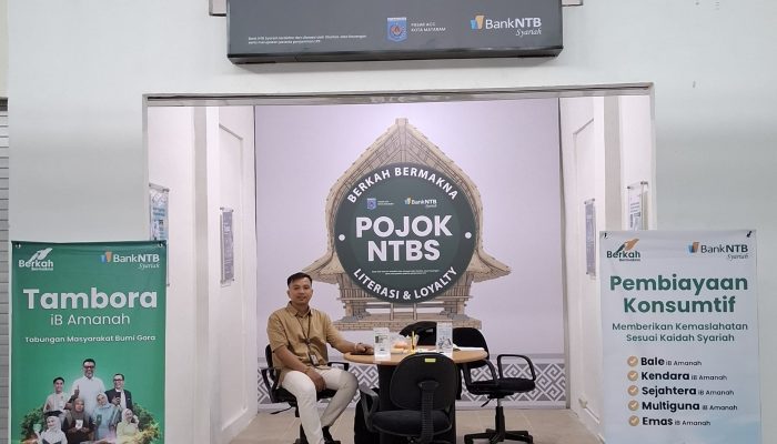 Replikasi Sukses Dasan Agung, Bank NTB Syariah Buka Pojok NTBS di Pasar ACC Ampenan