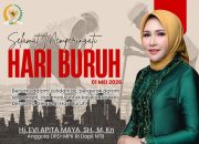 DPD RI Evi Apita Maya: Selamat Hari Buruh