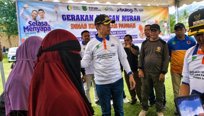 Jaga Stabilitas Harga, Pemkab Bima Hadirkan Pangan Murah di Lambitu