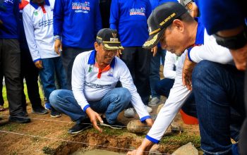 Bupati dan Wabup Bima Awali Pembangunan Fasilitas Publik di Kecamatan Parado