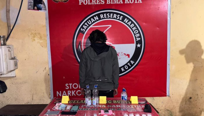 Polres Bima Kota Sita 87,44 Gram Sabu di Sape, Seorang Pengedar Dibekuk