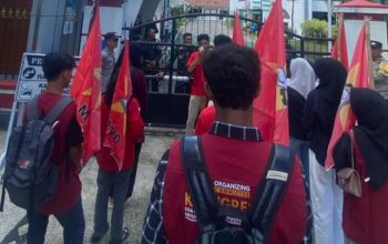 LMND NTB Demo Kejati, Desak Audit Proyek Mangkrak BRIDA