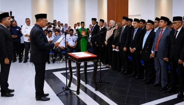 Kukuhkan Istri jadi Sekdis, Ipar Jadi Kabag Umum, Wali Kota Bima: Jabatan Bukan Hadiah, Tapi Amanah